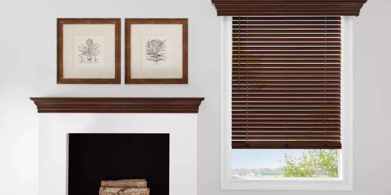 Hunter Douglas Parkland Wood Blinds for premium light control & elegant interiors