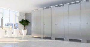 High-quality toilet cubicles and partitions in Kerala for offices, hotels, and schools.