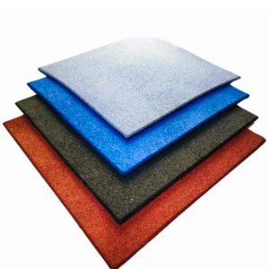 Multi-colored Gym Rubber Flooring Tiles