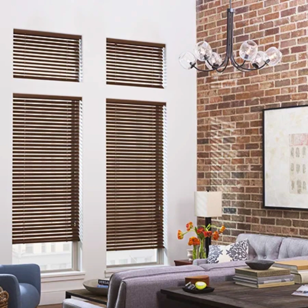 Stylish PVC venetian blinds installed in a modern office setting in Kerala
