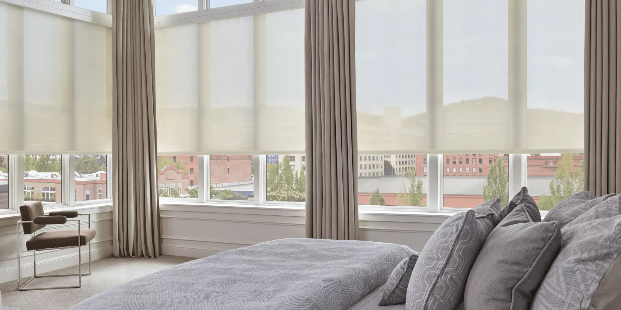 Blackout roller blinds for Kerala bedrooms